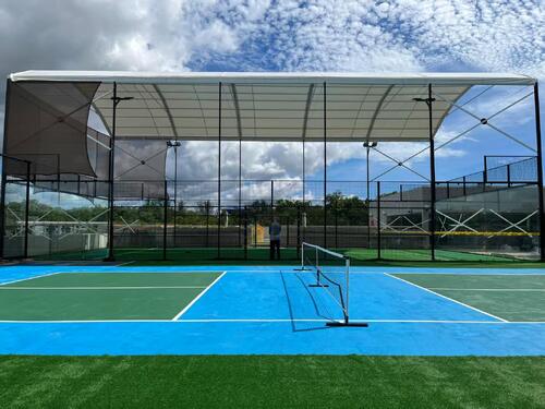 Latest company news about New Completion: Custom Covered & Roofed Pickleball Court Project